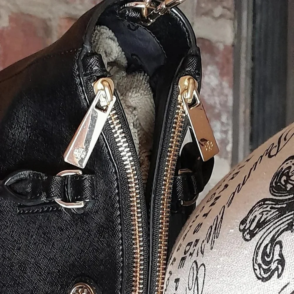 Tory Burch Robinson Multi Saffiano Double Zip Bag